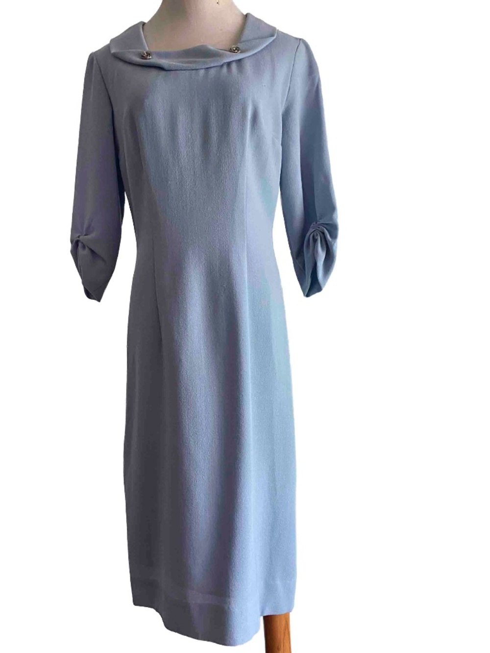 Blue Vintage Pencil Dress